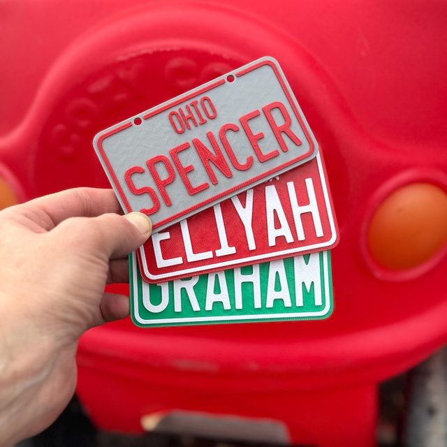Cozy Coupe License Plate