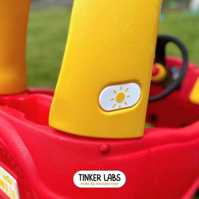 Customizable Side Badge Set Compatible With Little Tikes Cozy Coupe